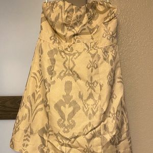 Cocktail/ wedding guest strapless dress